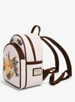 Loungefly Pokémon Pikachu & Eevee Floral Mini Backpack - BoxLunch Exclusive -Loungefly 14140296 av2