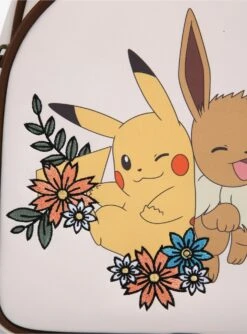 Loungefly Pokémon Pikachu & Eevee Floral Mini Backpack - BoxLunch Exclusive -Loungefly 14140296 av4