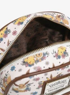 Loungefly Pokémon Pikachu & Eevee Floral Crossbody Bag - BoxLunch Exclusive -Loungefly 14140300 av3