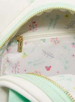 Loungefly Disney Minnie Mouse Pressed Flower Bow Mini Backpack - BoxLunch Exclusive -Loungefly 15471851 av3