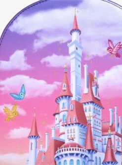 Loungefly Disney Beauty And The Beast Castle Portrait Mini Backpack - BoxLunch Exclusive -Loungefly 16051440 av4