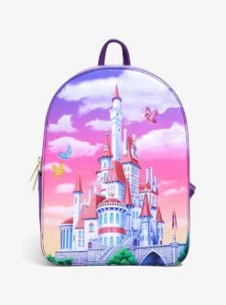 Loungefly Disney Beauty And The Beast Castle Portrait Mini Backpack - BoxLunch Exclusive