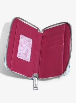 Loungefly Disney Alice In Wonderland Alice & Dinah Floral Sequin Wallet - BoxLunch Exclusive -Loungefly 16051464 av2
