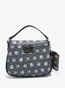 Loungefly Disney Villains Chibi Portraits Crossbody Bag & Coin Purse Set - BoxLunch Exclusive -Loungefly 16051783 av3