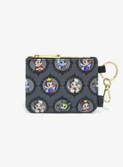 Loungefly Disney Villains Chibi Portraits Crossbody Bag & Coin Purse Set - BoxLunch Exclusive -Loungefly 16051783 av4