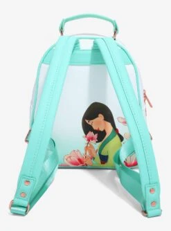 Loungefly Disney Mulan Cri-Kee & Mulan Lotus Mini Backpack - BoxLunch Exclusive -Loungefly 16196670 av2