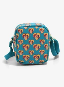 Loungefly Disney A Goofy Movie Heart Kiss Allover Print Crossbody Bag - BoxLunch Exclusive -Loungefly 16533062 av2