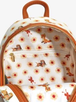 Loungefly Disney The Fox And The Hound Floral Allover Print Mini Backpack - BoxLunch Exclusive -Loungefly 16533682 av3