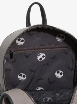 Loungefly Disney The Nightmare Before Christmas Chenille Characters Mini Backpack - BoxLunch Exclusive -Loungefly 16966331 av4