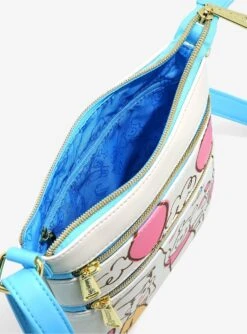 Loungefly Disney Winnie The Pooh Piglet & Pooh With Balloons Sketch Crossbody Bag - BoxLunch Exclusive -Loungefly 16966373 av2