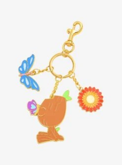 Loungefly Marvel Guardians Of The Galaxy Springtime Groot Multi-Charm Keychain - BoxLunch Exclusive