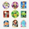 Loungefly Disney Pixar Characters Stained Glass Portraits Blind Box Enamel Pin - BoxLunch Exclusive