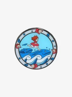 Loungefly Studio Ghibli Ponyo Circular Frame Enamel Pin - BoxLunch Exclusive