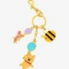 Loungefly Disney Winnie The Pooh Piglet & Pooh Balloons Charm Keychain - BoxLunch Exclusive