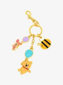 Loungefly Disney Winnie The Pooh Piglet & Pooh Balloons Charm Keychain - BoxLunch Exclusive