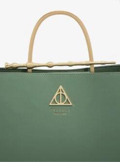 Loungefly Harry Potter Deathly Hallows Elder Wand Sage Handbag - BoxLunch Exclusive -Loungefly 18811384 av3