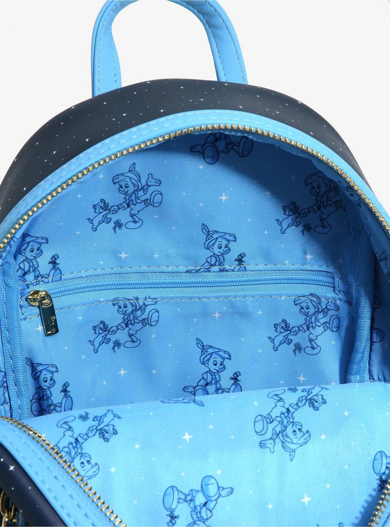 Loungefly Disney Pinocchio When You Wish Upon A Star Mini Backpack - BoxLunch Exclusive 6 Loungefly Disney Pinocchio When You Wish Upon A Star Mini Backpack - BoxLunch Exclusive - Image 6