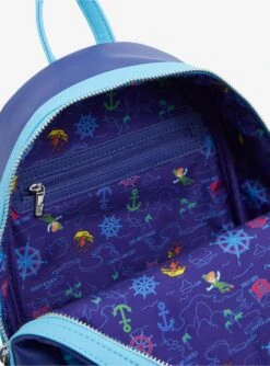 Loungefly Disney Peter Pan Nighttime Flight Glow-in-the-Dark Mini Backpack - BoxLunch Exclusive -Loungefly 19322863 av5