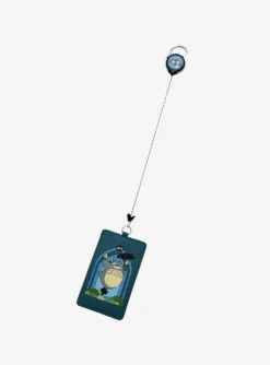Loungefly Studio Ghibli My Neighbor Totoro Stained Glass Retractable Lanyard - BoxLunch Exclusive -Loungefly 19555462 av2