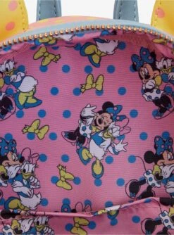 Loungefly Disney Minnie Mouse Pastel Polka Dot Figural Mini Backpack -Loungefly 19620000 av4