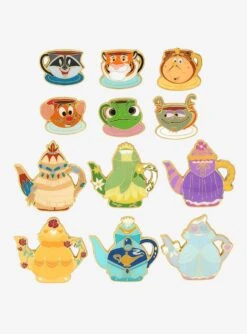 Loungefly Disney Princess Teacup Set Blind Box Enamel Pin - BoxLunch Exclusive