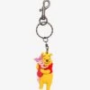 Loungefly Disney Winnie The Pooh Piglet & Pooh Hugging Keychain - BoxLunch Exclusive