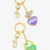 Loungefly Disney Pixar Monsters, Inc. Mike & Celia Pet Names Keychain Set - BoxLunch Exclusive