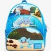 Loungefly Pokémon Squirtle Evolutions Mini Backpack