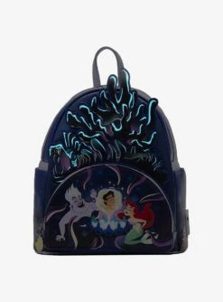 Loungefly Disney The Little Mermaid Ursula’s Lair Glow-in-the-Dark Mini Backpack -Loungefly 19914145 av2
