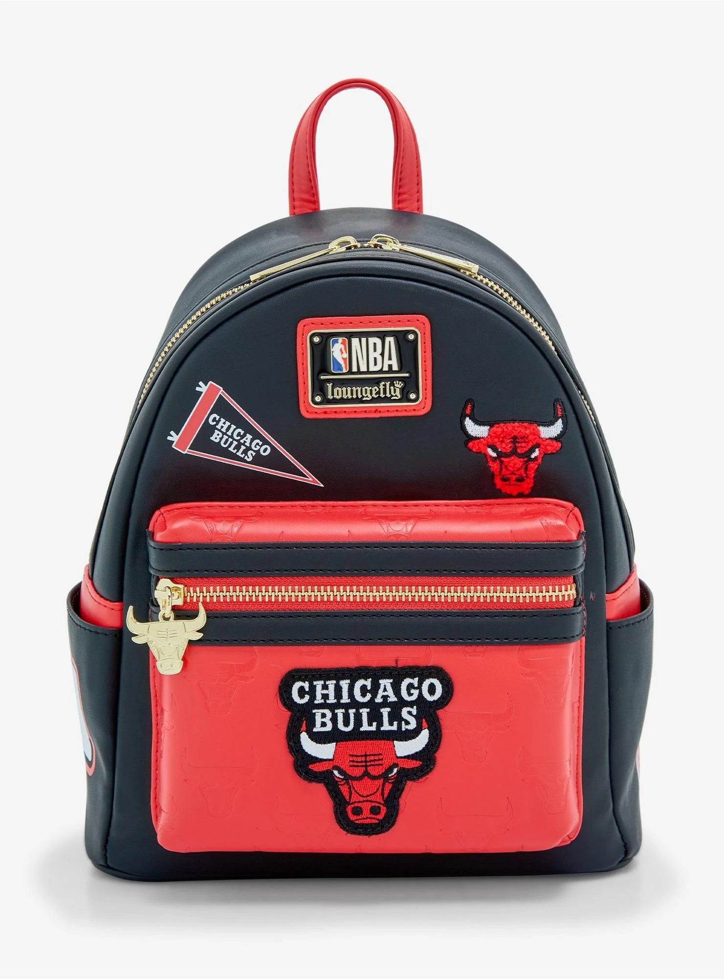 Loungefly NBA Chicago Bulls Mini Backpack 1 Loungefly NBA Chicago Bulls Mini Backpack