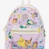 Loungefly Pokémon Floral Teacups Allover Print Mini Backpack - BoxLunch Exclusive