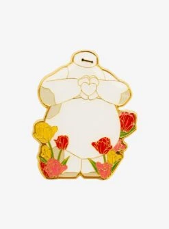 Loungefly Disney Big Hero 6 Baymax With Tulips Enamel Pin - BoxLunch Exclusive