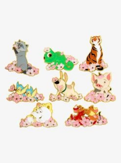 Loungefly Disney Princess Cherry Blossom Sidekicks Blind Box Enamel Pin - BoxLunch Exclusive