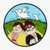 Loungefly Disney Pixar Up Carl & Ellie Spinning Clouds Limited Edition Enamel Pin - BoxLunch Exclusive