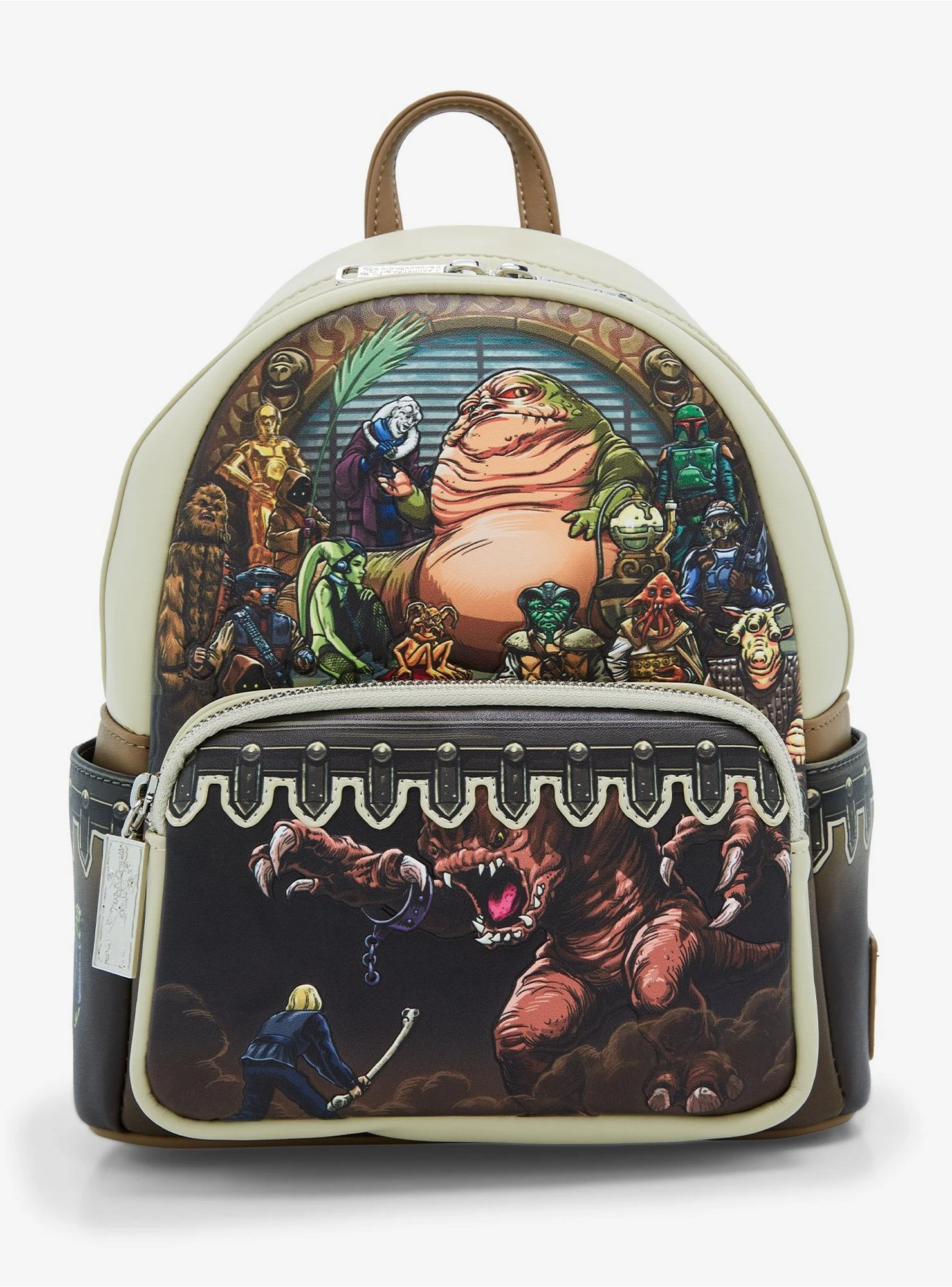 Loungefly Star Wars Return Of The Jedi 40th Anniversary Jabba's Palace Scene Mini Backpack 1 Loungefly Star Wars Return Of The Jedi 40th Anniversary Jabba's Palace Scene Mini Backpack